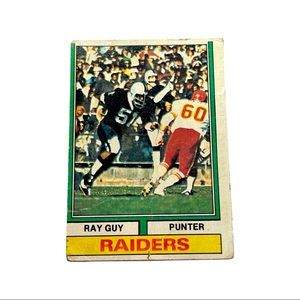 1974 Topps #219 Ray Guy Raiders Trading Card